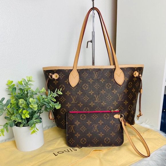 🔥 LOUIS VUITTON NEVERFULL PM with POUCH 🔥 - Picture 1 of 15